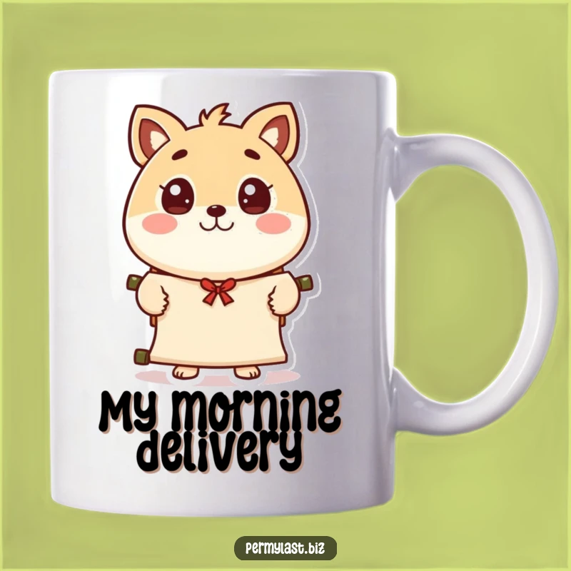 Funny Character Scroll Mug: Adorable Announcement Gifts for All
