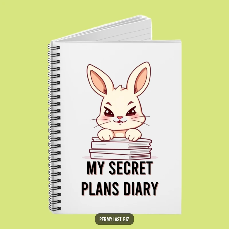 Funny Bunny Notebook - Mischief Journal Gift for Chaotic Ideas
