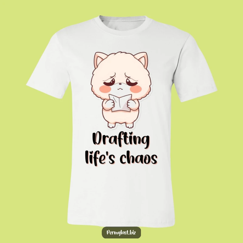 Funny Fluffy Exasperated T-Shirt - Wear Your Feelings Humorously Gift